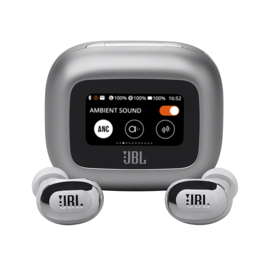 JBL Live Buds 3 - Silver - True wireless Noise Cancelling bud-type earbuds - Hero image number null